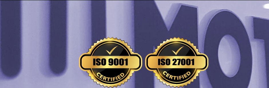 We've Received ISO 9001 and ISO 27001 Certificates